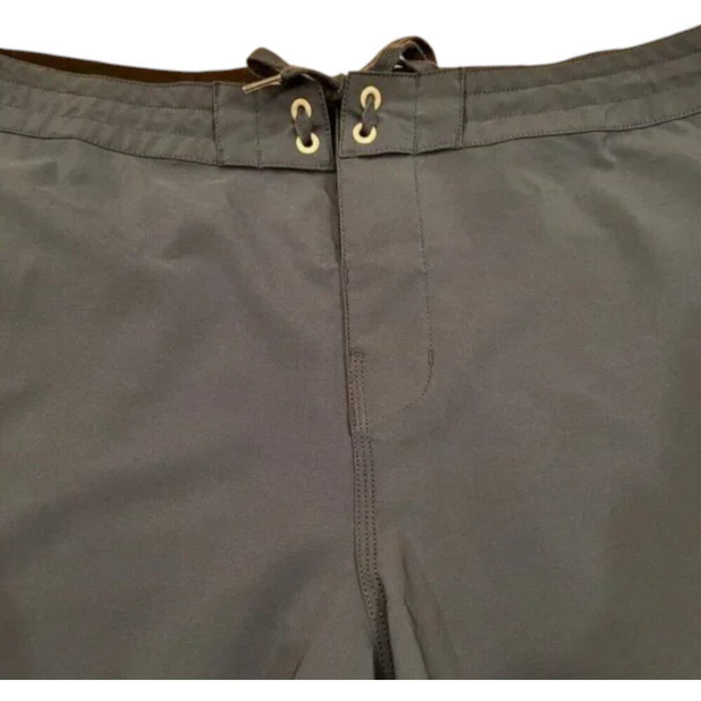 Honolua Size 40 Blue Board Shorts / Surfwear Hook & Loop Fly Back Pocket Logos - Picture 9 of 13